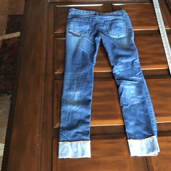 Girls size 12 Viggos Austin ankle skinny blue jeans with adjustable waist band - Picture 13 of 14